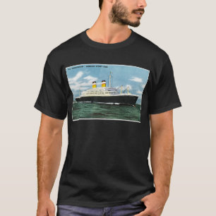 S.S. Konstitutions-amerikanische Eillinien Vintag T-Shirt