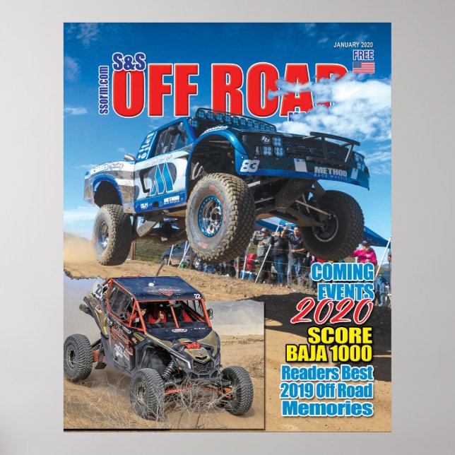 S&S Off Road Magazine Januar 2020 Cover Print Poster (Vorne)