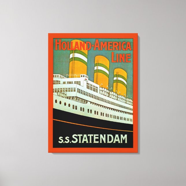 s.s. Statendam Leinwanddruck (Vorderseite)