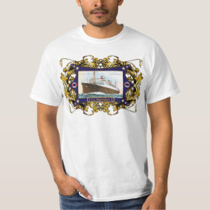 S.S. Vintages Dampfer-Schiff Manhattans T-Shirt