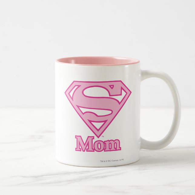 S-Schild-Mama Zweifarbige Tasse (Rechts)
