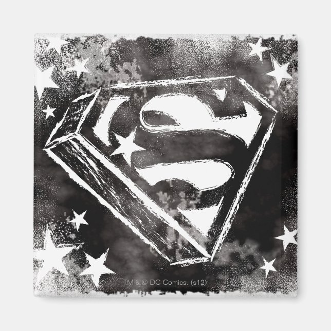 S-Schild mit Sternen Magnet (Vorne)