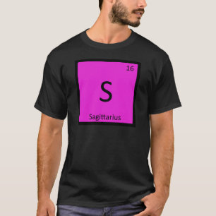 S - Schütze Sternzeichen Chemie Symbol T-Shirt