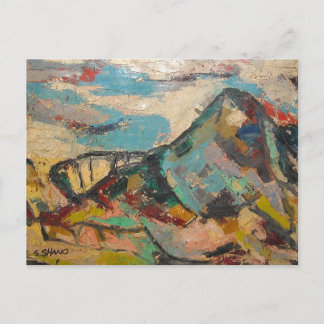 S Shano Color Mountain Postkarte