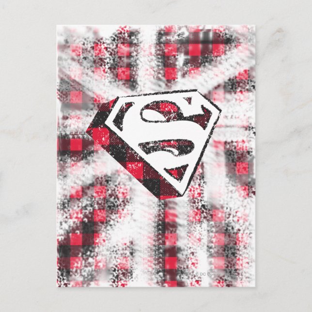 S-Shield Over Pläd Postkarte (Vorderseite)