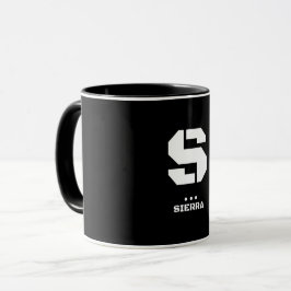 S(Sierra) NATO Phonetischer Alphabet & Morse Code Tasse