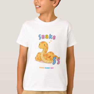 „S steht für Schlange“-Alphabet-T-Shirt – Wachse j T-Shirt