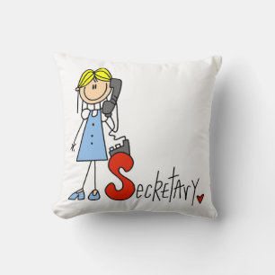 S steht für Sekretärin Kissen