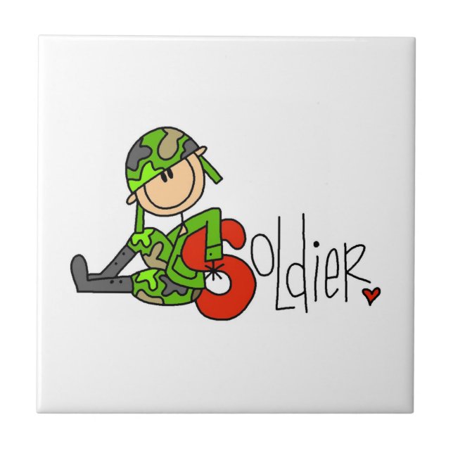 S steht für Soldat Fliese (Vorderseite)