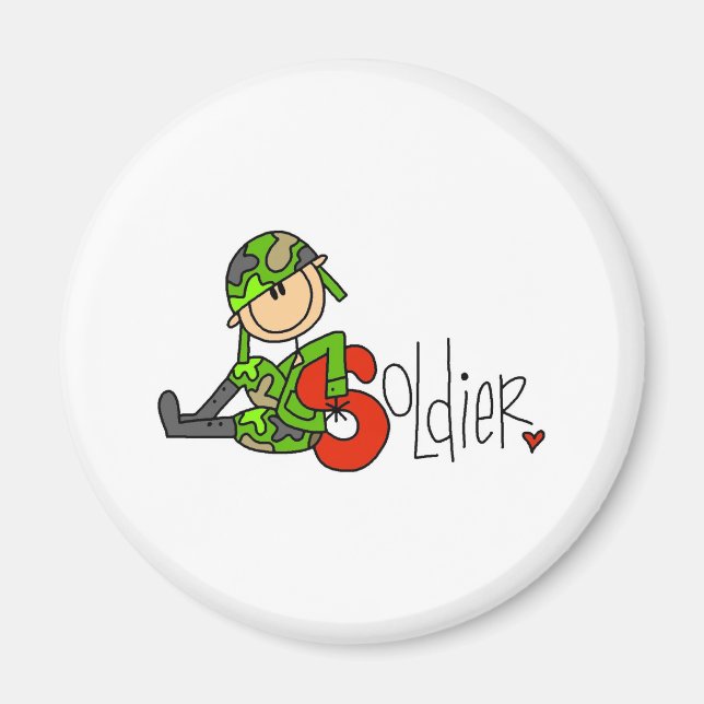 S steht für Soldat Magnet (Vorne)