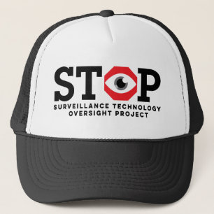 S.T.O.P. Logo-Gesichtsanerkennungs-Hut Truckerkappe