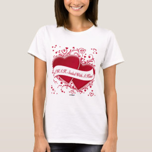 S.W.A.K. mit einem Kuss versiegelt! Rote Herzen T-Shirt