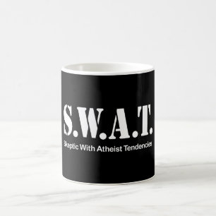 S.W.A.T. (Skeptisch mit atheistischen Tendenzen) Kaffeetasse