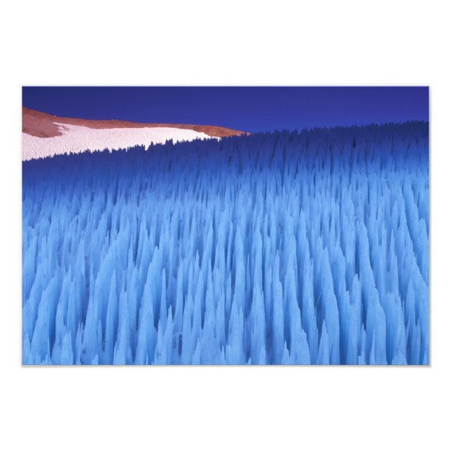 SA, Chile, Coquimbo Region, Nieve Penitente; Fotodruck (Vorne)