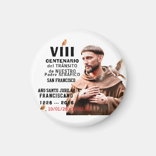 Sa Francisco de Assisi Glänzendes Poster Magnet
