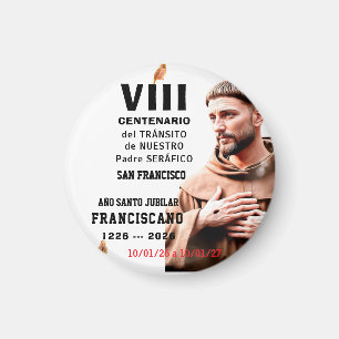 Sa Francisco de Assisi Glänzendes Poster Magnet