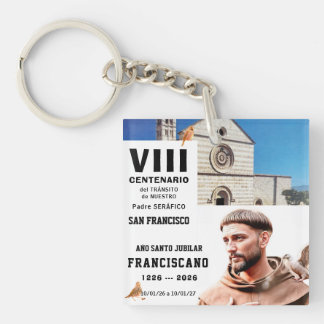 Sa Francisco de Assisi Glänzendes Poster Schlüsselanhänger
