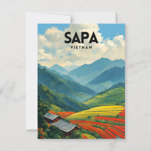 Sa Pa Vietnam Postkarte