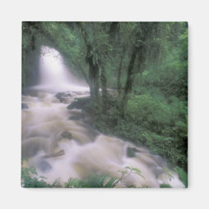 SA, Peru, S.H. Machu Picchu, Kaskade und Wolke Magnet