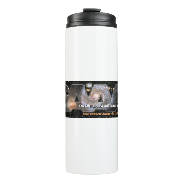 SAAA-Logo-Aufkleber Thermosbecher (Vorderseite)