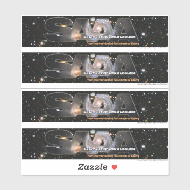 SAAA logo stickers Aufkleber (Blatt)