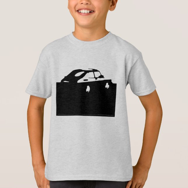 Saab 900 SPG/Aero Klassiker - schwärzen Sie auf T-Shirt (Vorderseite)
