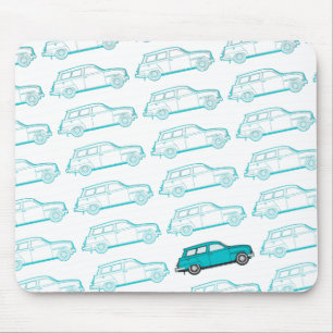 Saab 95 Retro-Mauspad - aqua Mousepad