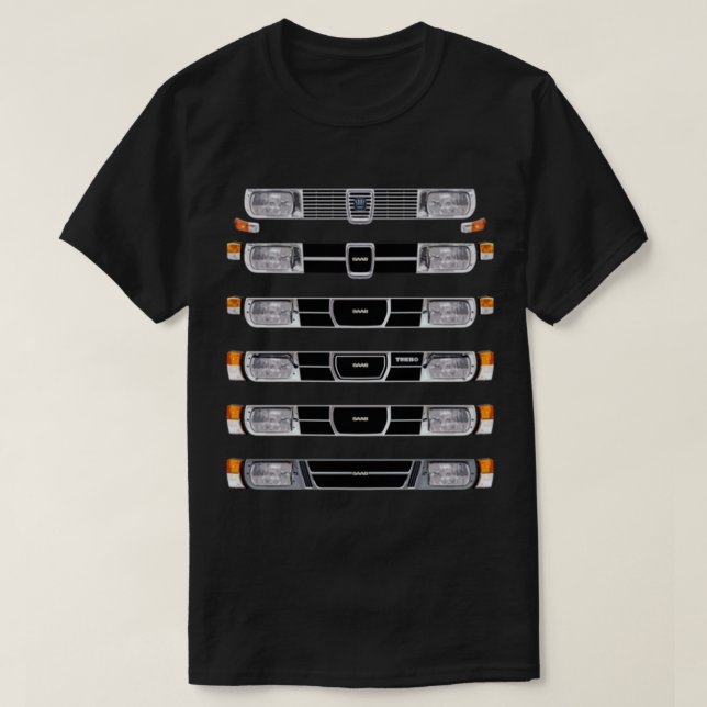 SAAB 99 1968 - 1985 T-Shirt (Design vorne)