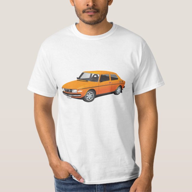 SAAB 99 Orange T-Shirt (Vorderseite)