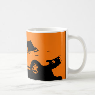 Saab 99 Turbo Tasse - Orange auf dunklem Hintergru