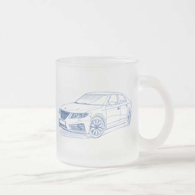 Saab 9-5 2011 mattglastasse (Rechts)