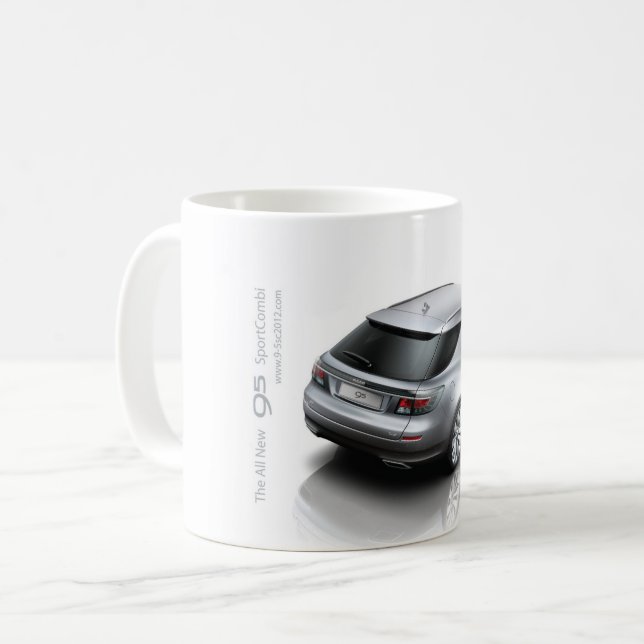 Saab 9-5 NG Coffee Mug Kaffeetasse (Vorderseite Links)