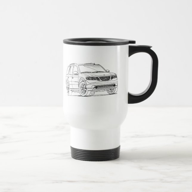 saab 9-7X Aero 2008 Reisebecher (Rechts)