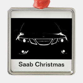 Saab-Weihnachten Ornament Aus Metall