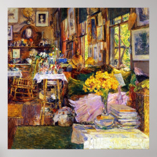 Saal der Blume von Frederick Childe Hassam Poster