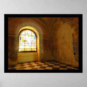 Saal im Dom San Juan Bautista Poster