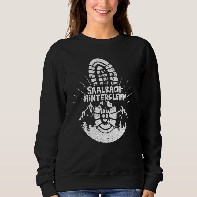 Saalbach Hinterglemm Wandern Sweatshirt (Vorderseite)