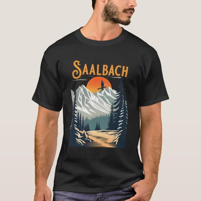 Saalbach Wanderking T-Shirt (Vorderseite)