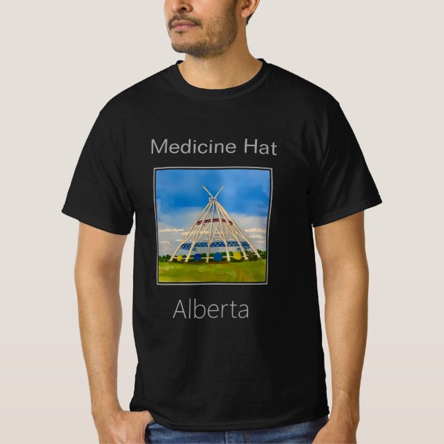 Saamis Tepee, Medicine Hat, Alberta T-Shirt (Vorderseite)