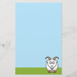 Saanenziege Briefpapier