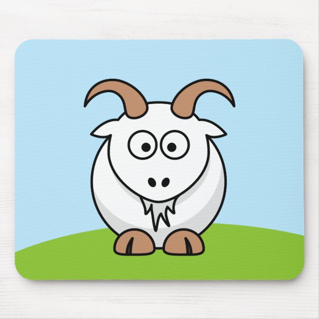Saanenziege Mousepad (Vorne)