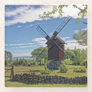 Saaremaa, Insel Estland, Glasuntersetzer