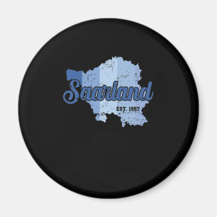 Saarland altes Deutschland Magnet