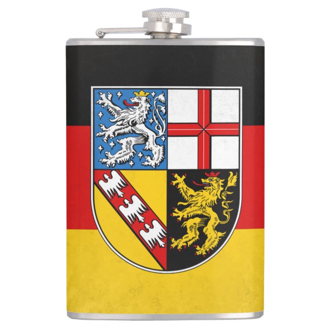 Saarland Flachmann (Vorderseite)