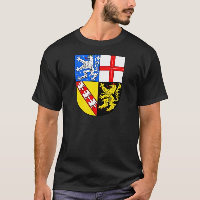 Saarland Wappen T-Shirt (Vorderseite)