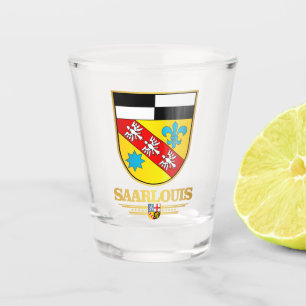 Saarlouis Kreis COA Schnapsglas