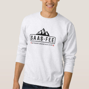 Saas-Fee Schweiz Außenbereich Sweatshirt