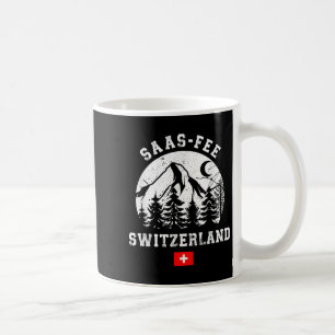 Saas-fee Schweiz Skigebiet Alpen Alpinski Kaffeetasse
