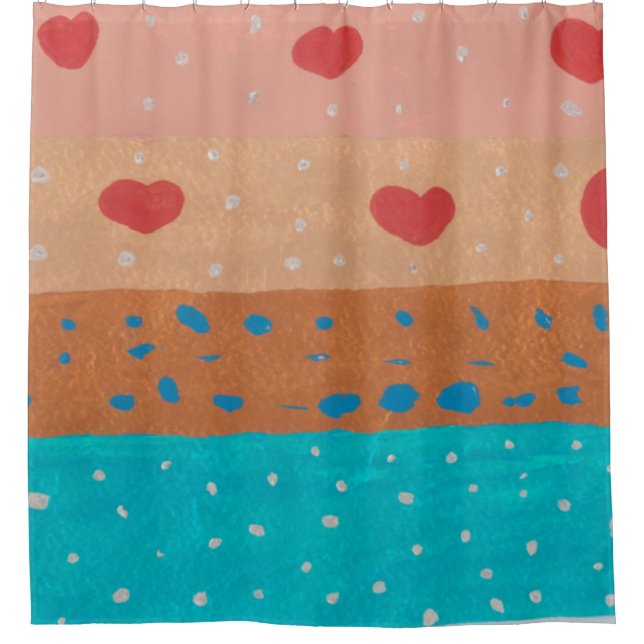 Saatgut des Duschvorhangs der Liebe Duschvorhang (Vorderseite)