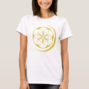 Saatgut des Lebens mit Halbmond T-Shirt